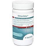 BAYROL Chloriklar - Schnell lösliche Chlortabletten 20g / Chlortabs 20g mit sehr hohem Aktivchlor Gehalt - organisch - 1 kg