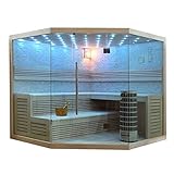 AWT Sauna E1101 XL Pappelholz/250x250/9kW Cilindro